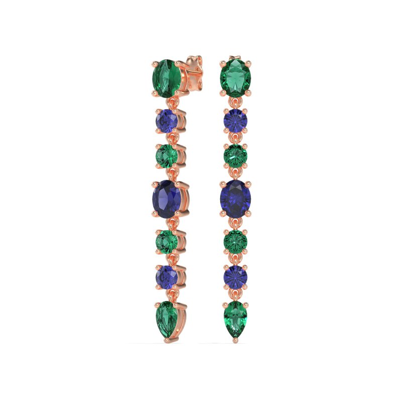 Dangling Multi-Shape Fashion Earrings