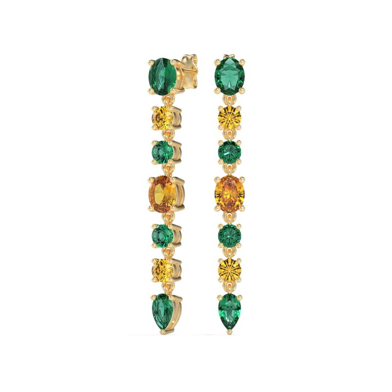 Dangling Multi-Shape Fashion Earrings