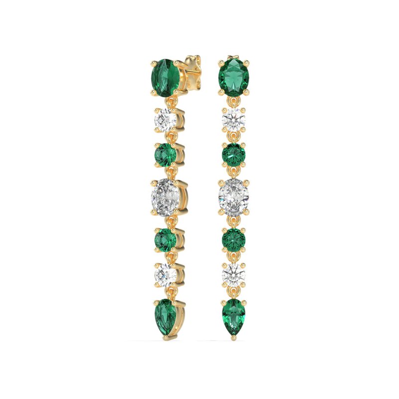 Dangling Multi-Shape Fashion Earrings