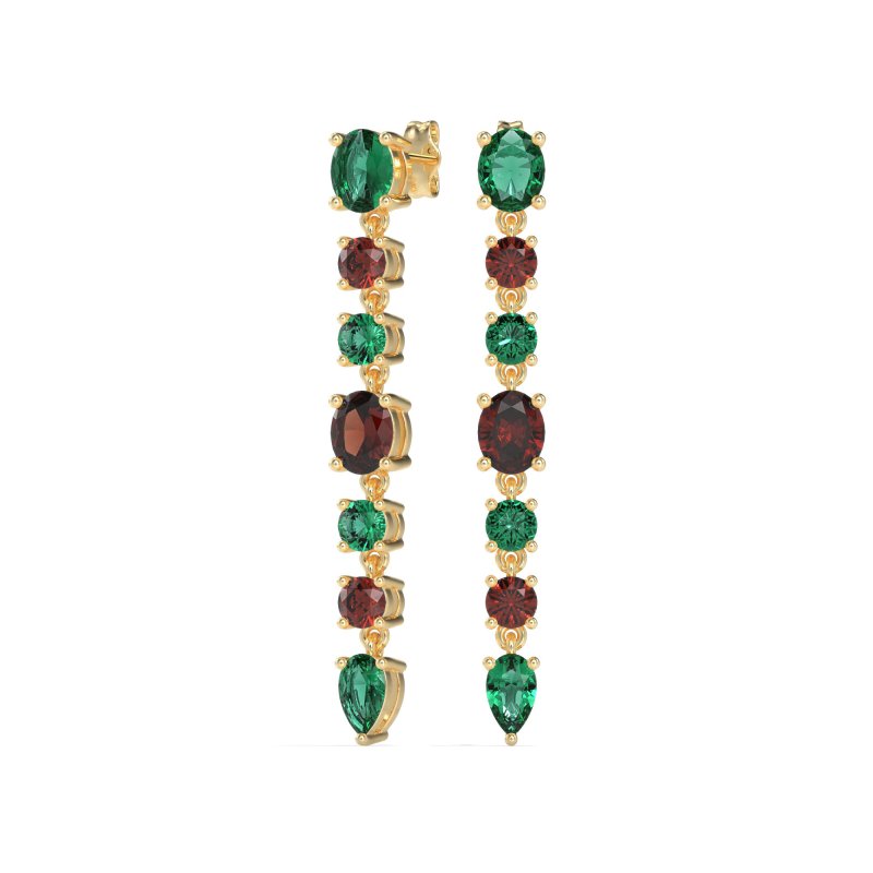 Dangling Multi-Shape Fashion Earrings