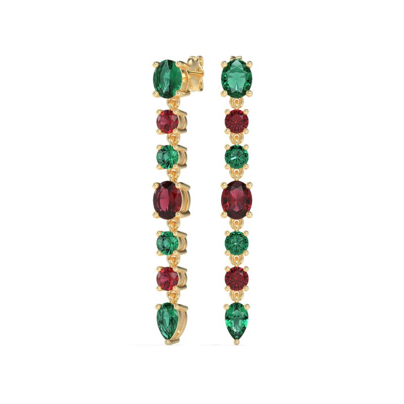 Dangling Multi-Shape Fashion Earrings