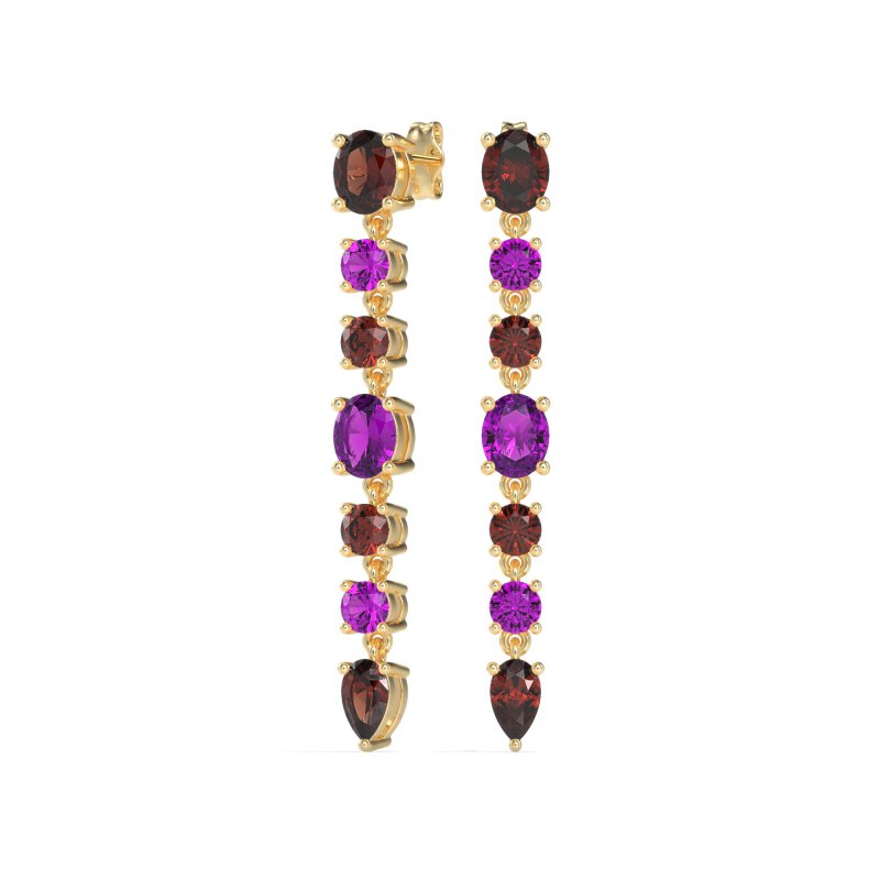 Dangling Multi-Shape Fashion Earrings