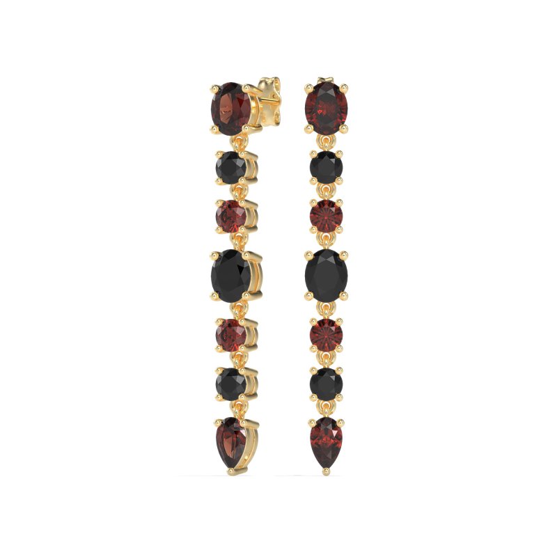 Dangling Multi-Shape Fashion Earrings