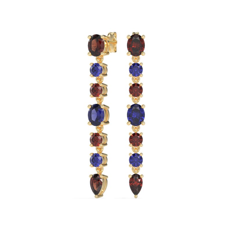 Dangling Multi-Shape Fashion Earrings