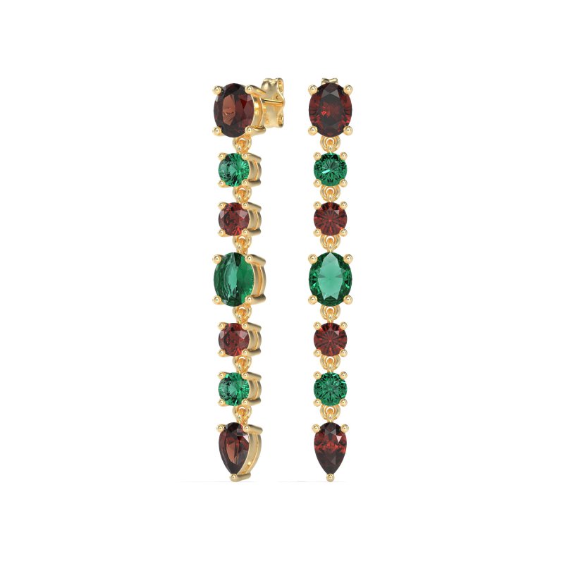 Dangling Multi-Shape Fashion Earrings