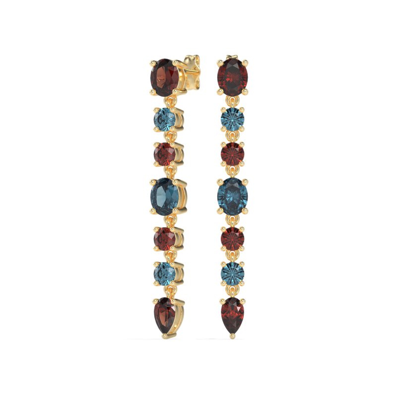 Dangling Multi-Shape Fashion Earrings