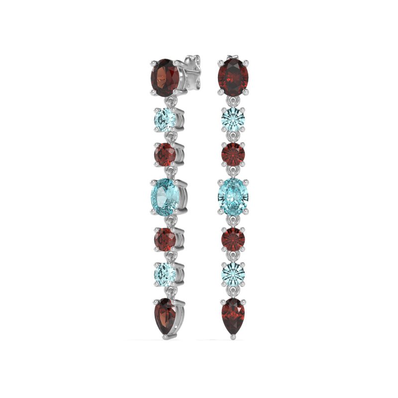 Dangling Multi-Shape Fashion Earrings