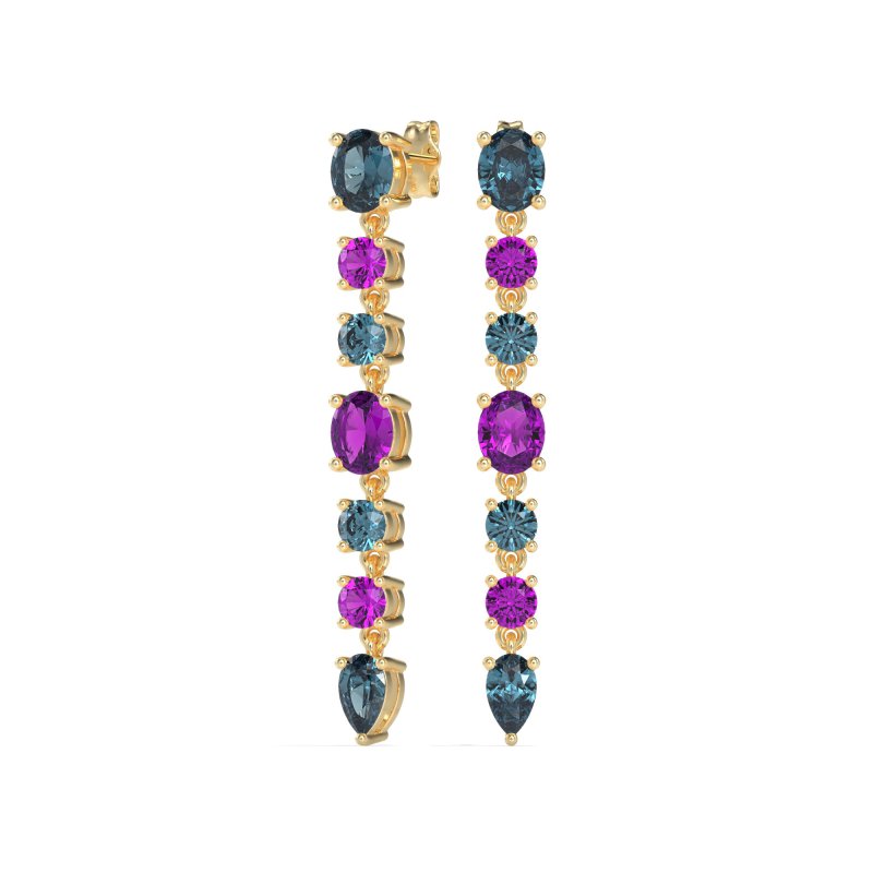 Dangling Multi-Shape Fashion Earrings