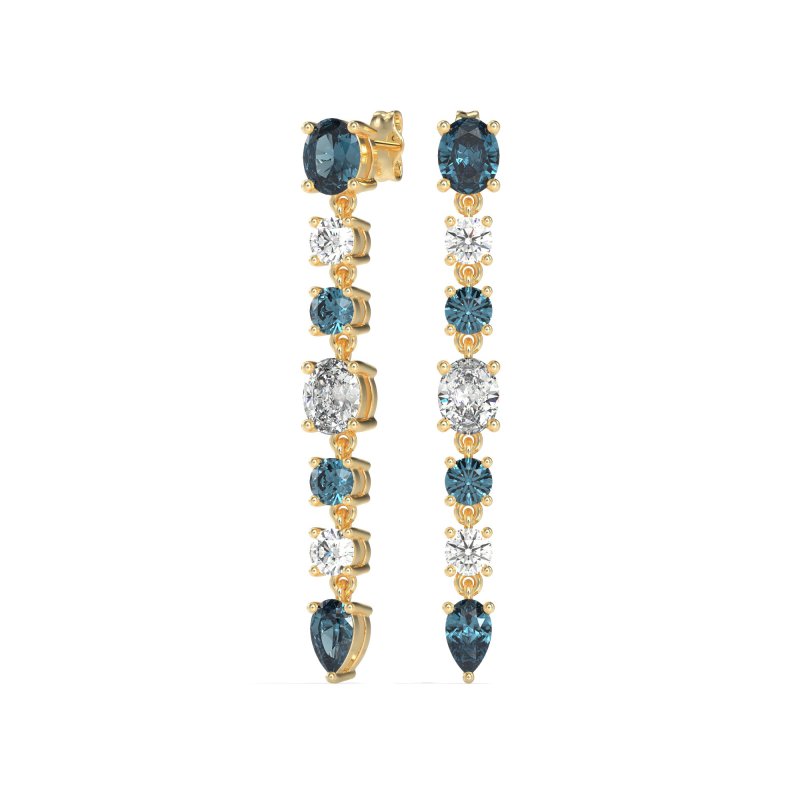Dangling Multi-Shape Fashion Earrings