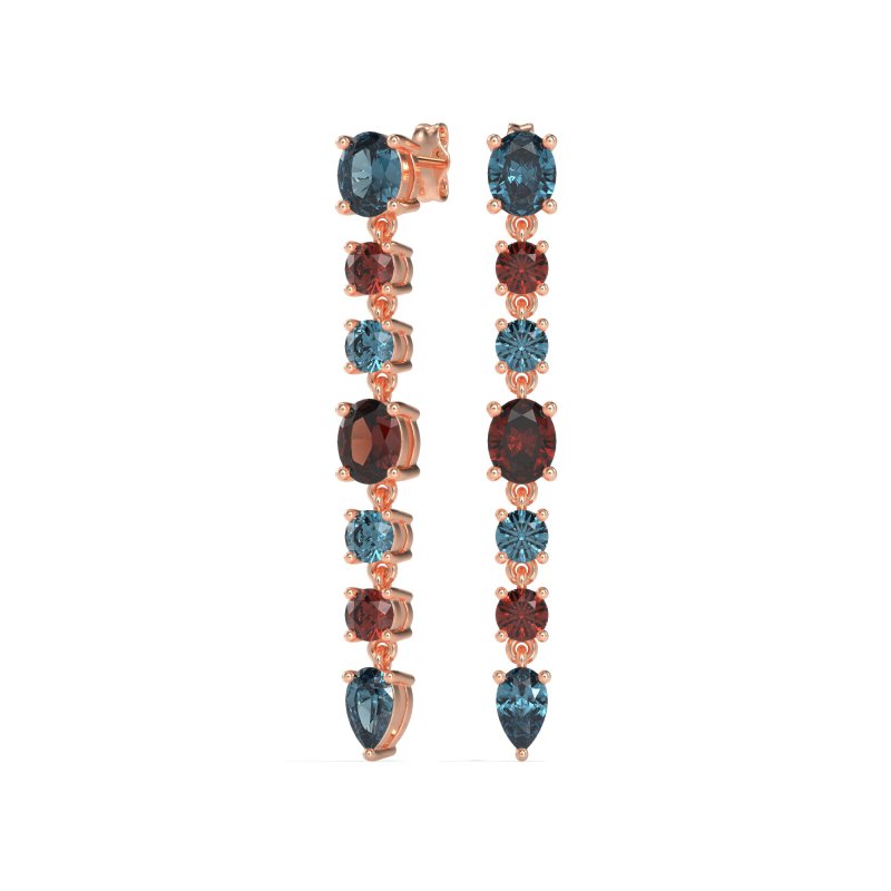 Dangling Multi-Shape Fashion Earrings