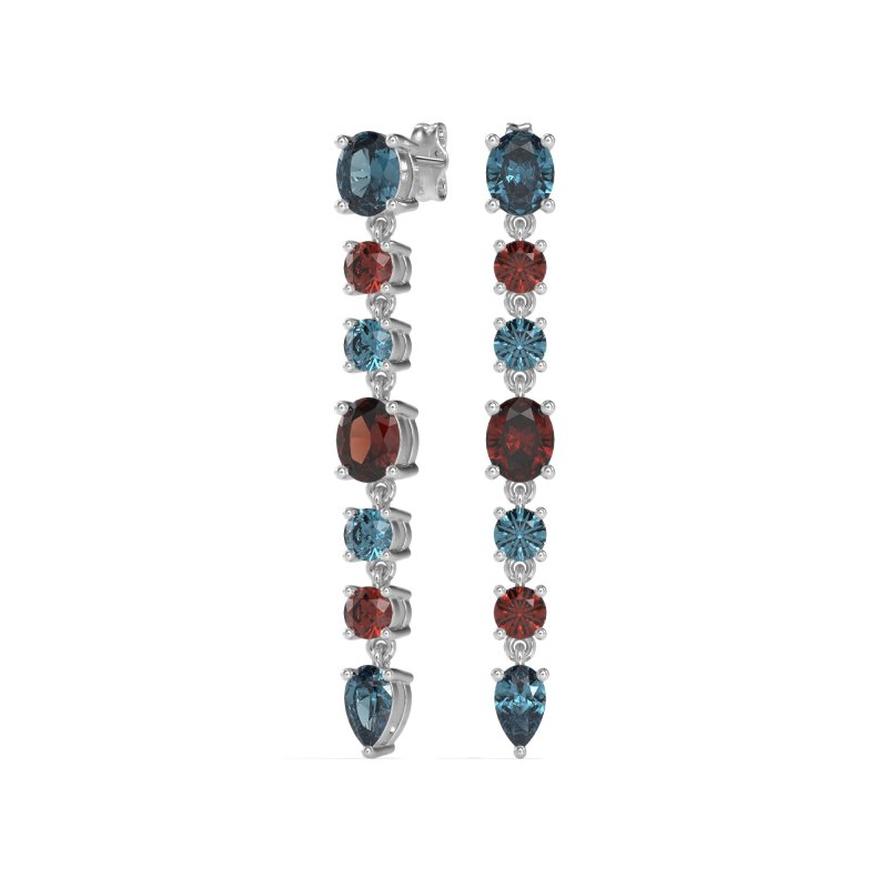 Dangling Multi-Shape Fashion Earrings