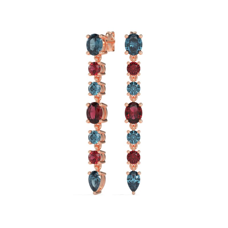 Dangling Multi-Shape Fashion Earrings