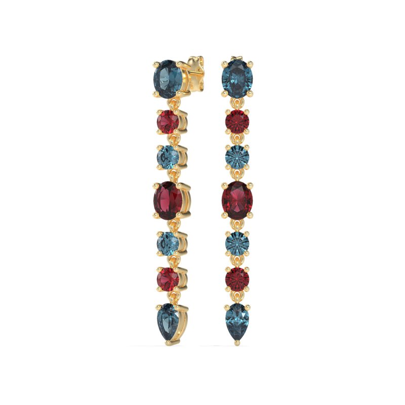 Dangling Multi-Shape Fashion Earrings