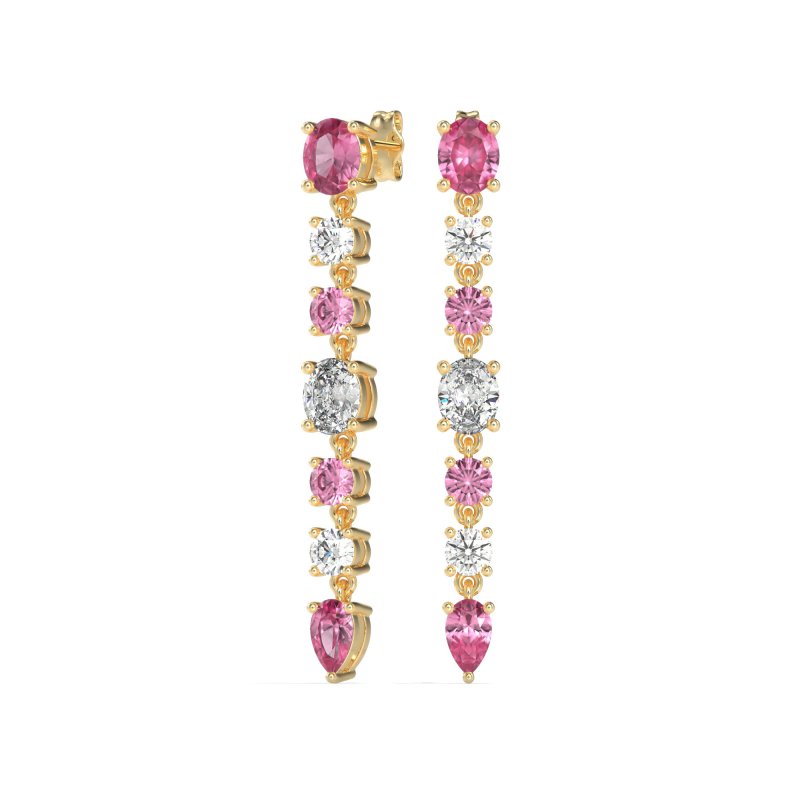 Dangling Multi-Shape Fashion Earrings