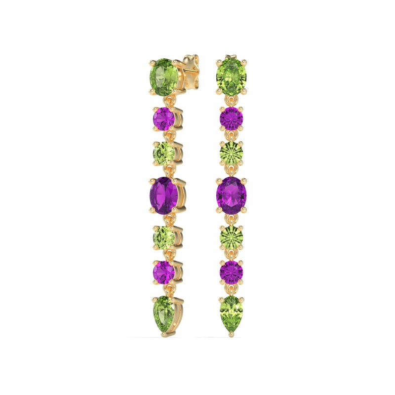 Dangling Multi-Shape Fashion Earrings