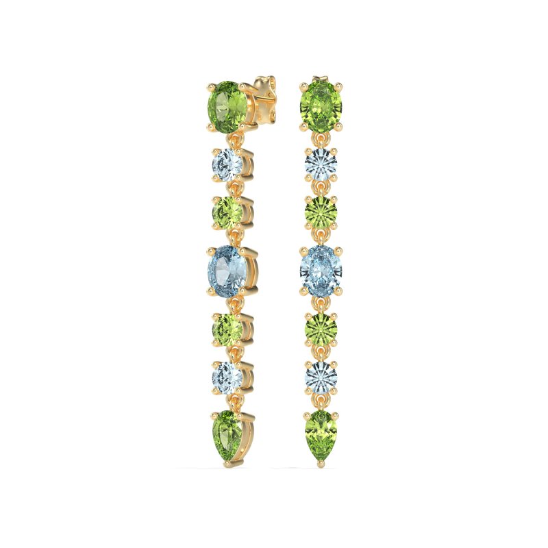 Dangling Multi-Shape Fashion Earrings