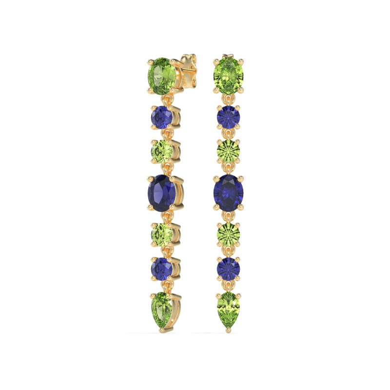 Dangling Multi-Shape Fashion Earrings