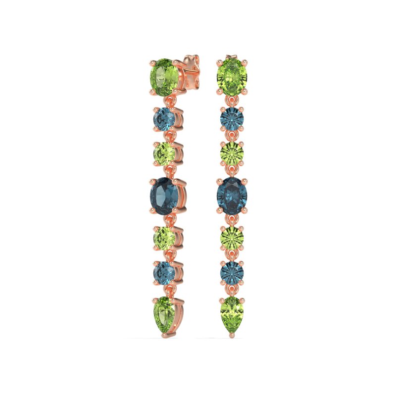 Dangling Multi-Shape Fashion Earrings