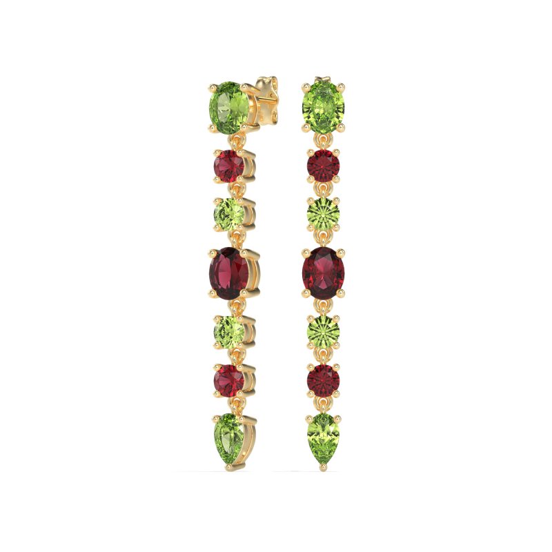 Dangling Multi-Shape Fashion Earrings