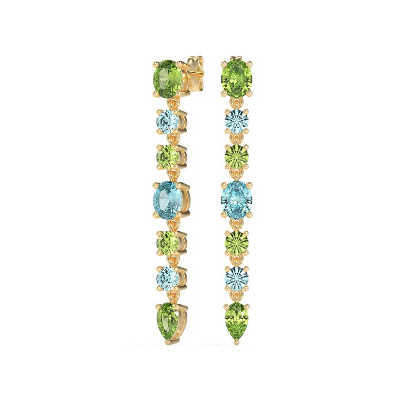 Dangling Multi-Shape Fashion Earrings