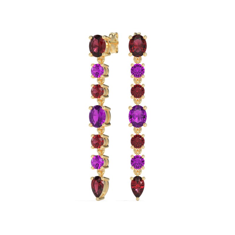 Dangling Multi-Shape Fashion Earrings