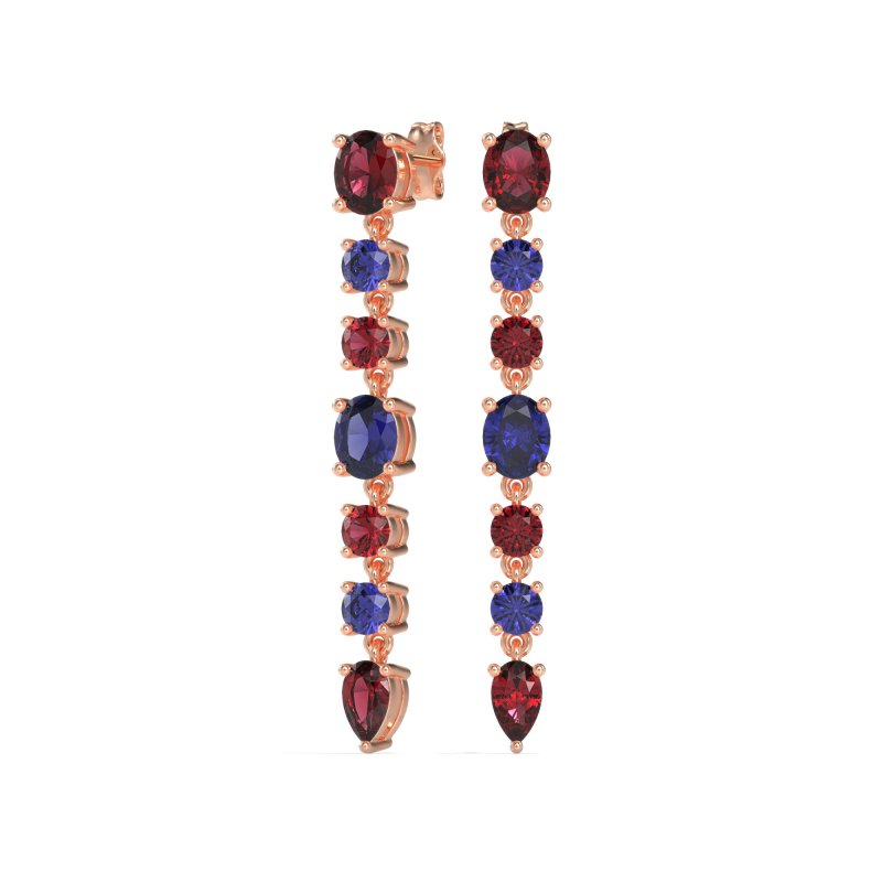 Dangling Multi-Shape Fashion Earrings