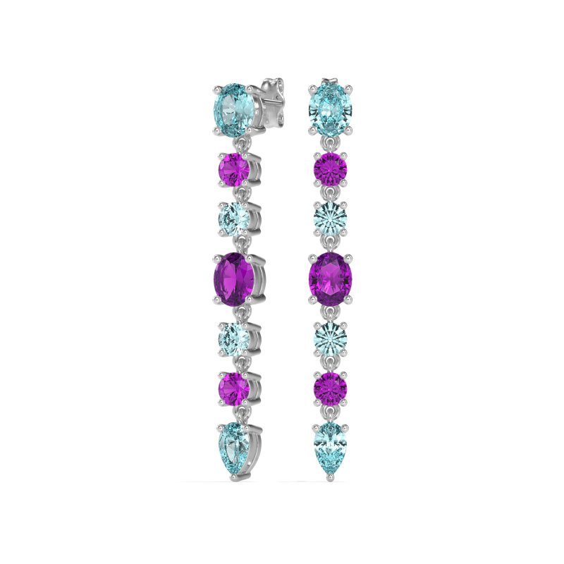 Dangling Multi-Shape Fashion Earrings