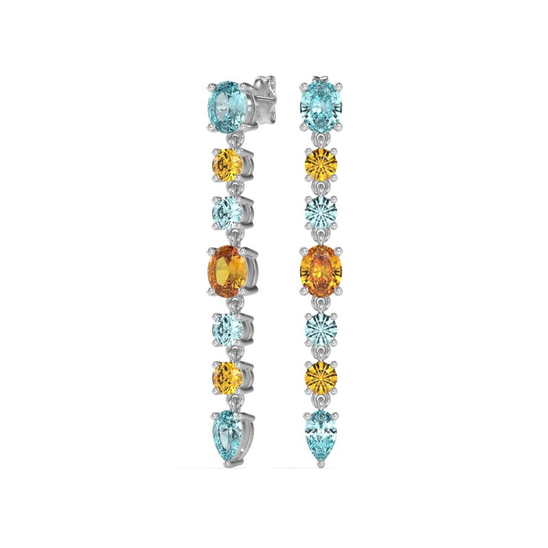 Dangling Multi-Shape Fashion Earrings