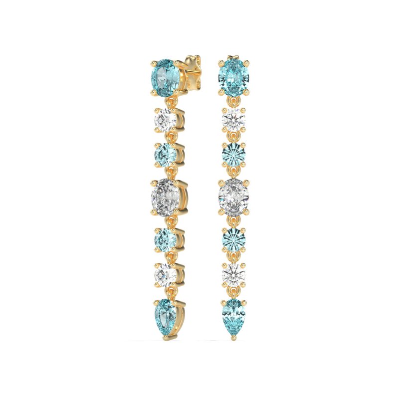 Dangling Multi-Shape Fashion Earrings