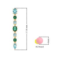 Dangling Multi-Shape Fashion Earrings
