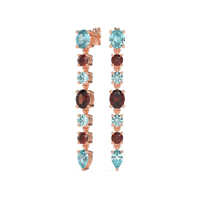 Dangling Multi-Shape Fashion Earrings