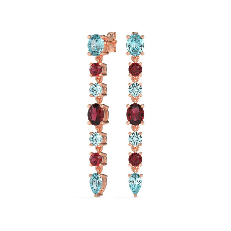 Dangling Multi-Shape Fashion Earrings