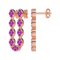 U-Shape Dangling Multiple Ear Hole Earrings