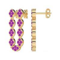 U-Shape Dangling Multiple Ear Hole Earrings