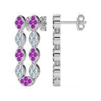 U-Shape Dangling Multiple Ear Hole Earrings