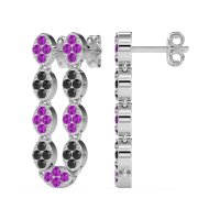 U-Shape Dangling Multiple Ear Hole Earrings