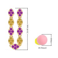 U-Shape Dangling Multiple Ear Hole Earrings