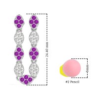 U-Shape Dangling Multiple Ear Hole Earrings