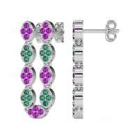 U-Shape Dangling Multiple Ear Hole Earrings