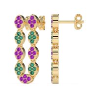 U-Shape Dangling Multiple Ear Hole Earrings