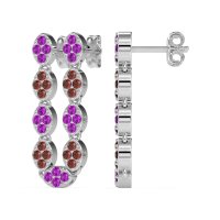 U-Shape Dangling Multiple Ear Hole Earrings