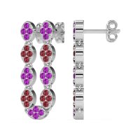 U-Shape Dangling Multiple Ear Hole Earrings