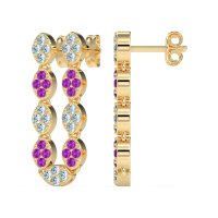 U-Shape Dangling Multiple Ear Hole Earrings