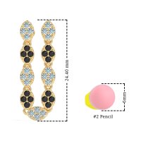 U-Shape Dangling Multiple Ear Hole Earrings