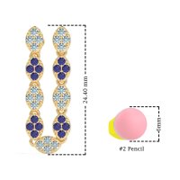 U-Shape Dangling Multiple Ear Hole Earrings