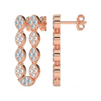 U-Shape Dangling Multiple Ear Hole Earrings