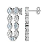 U-Shape Dangling Multiple Ear Hole Earrings