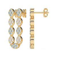 U-Shape Dangling Multiple Ear Hole Earrings