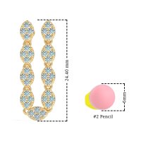 U-Shape Dangling Multiple Ear Hole Earrings