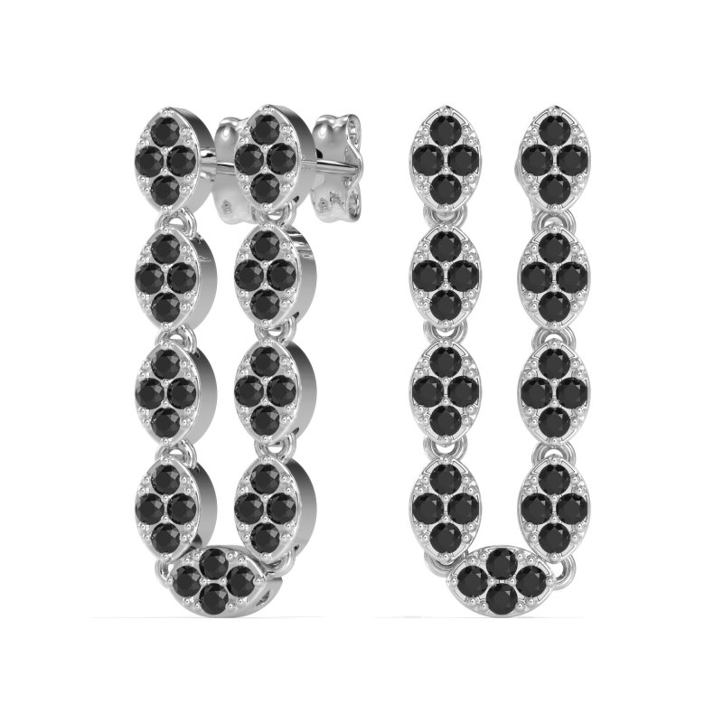 U-Shape Dangling Multiple Ear Hole Earrings